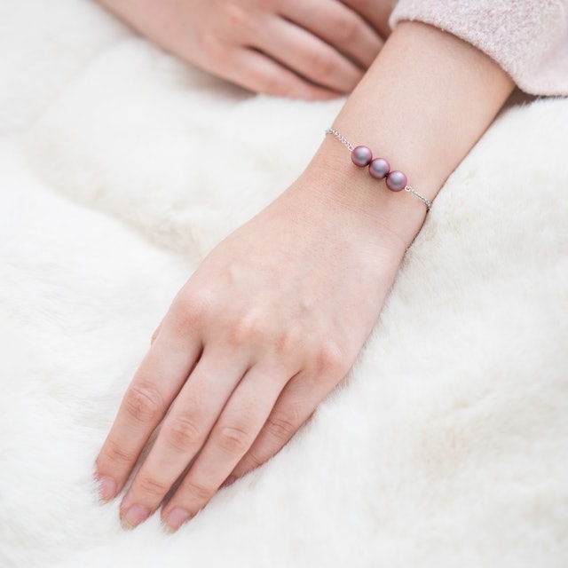 AR Hestia Petite Mherl Set Kalung Gelang Mutiara Swarovski 1